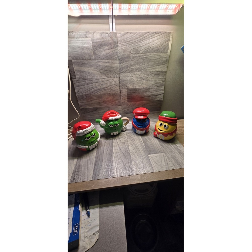 Lot Of 4 M&M Vintage Cookie & Candy Jars